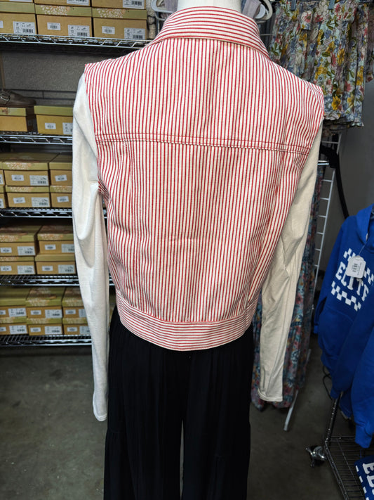 Firecracker Stripe Vest