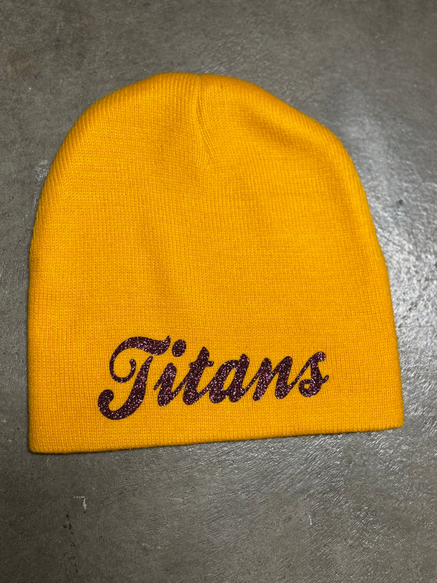 Gold Titans beanie