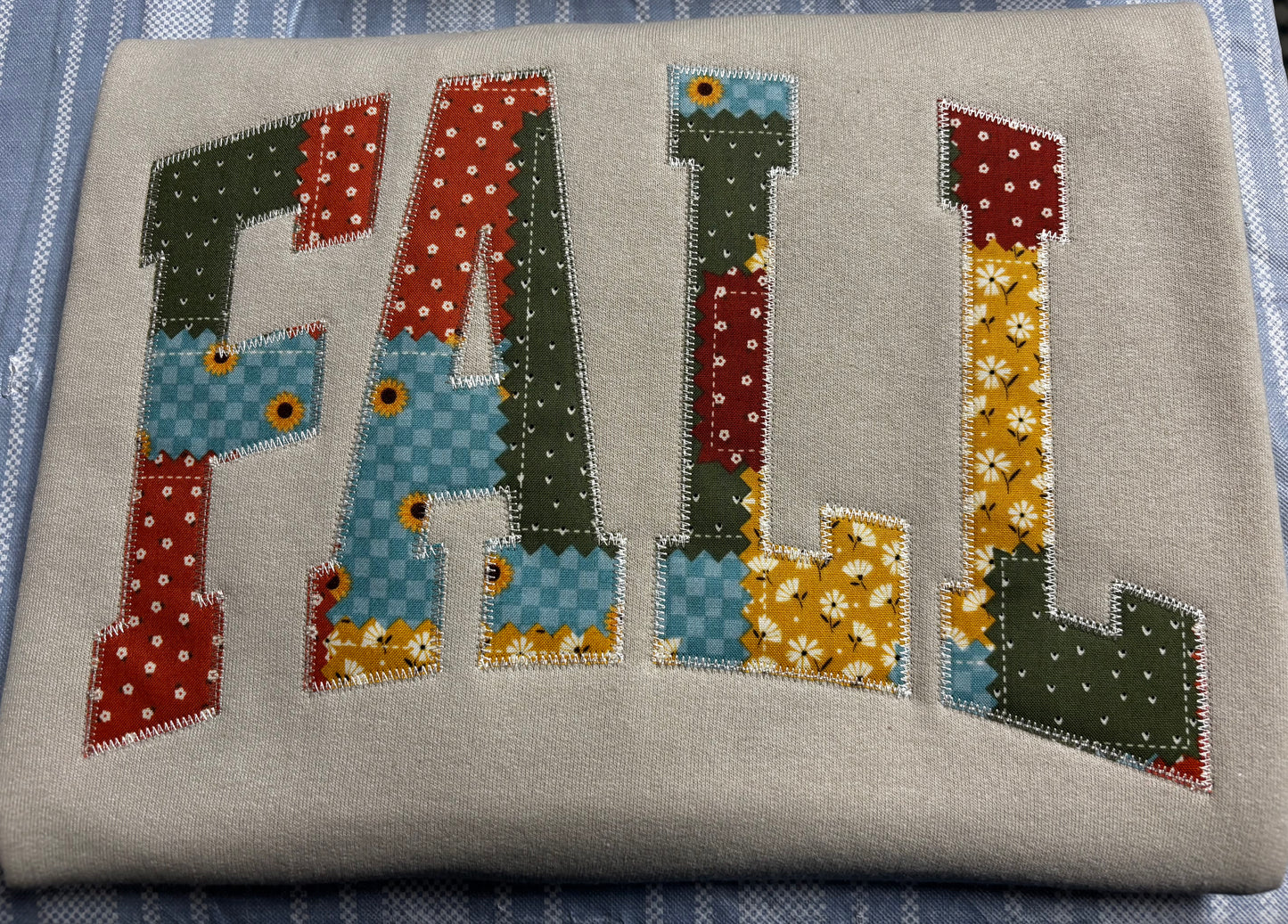 FALL Appliqué crew neck