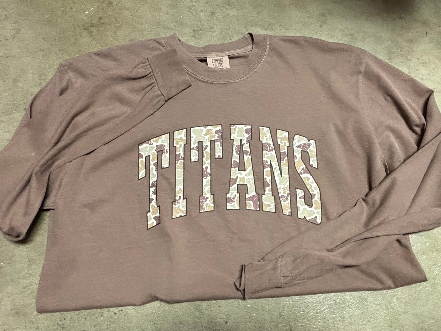 Camo Titans on espresso