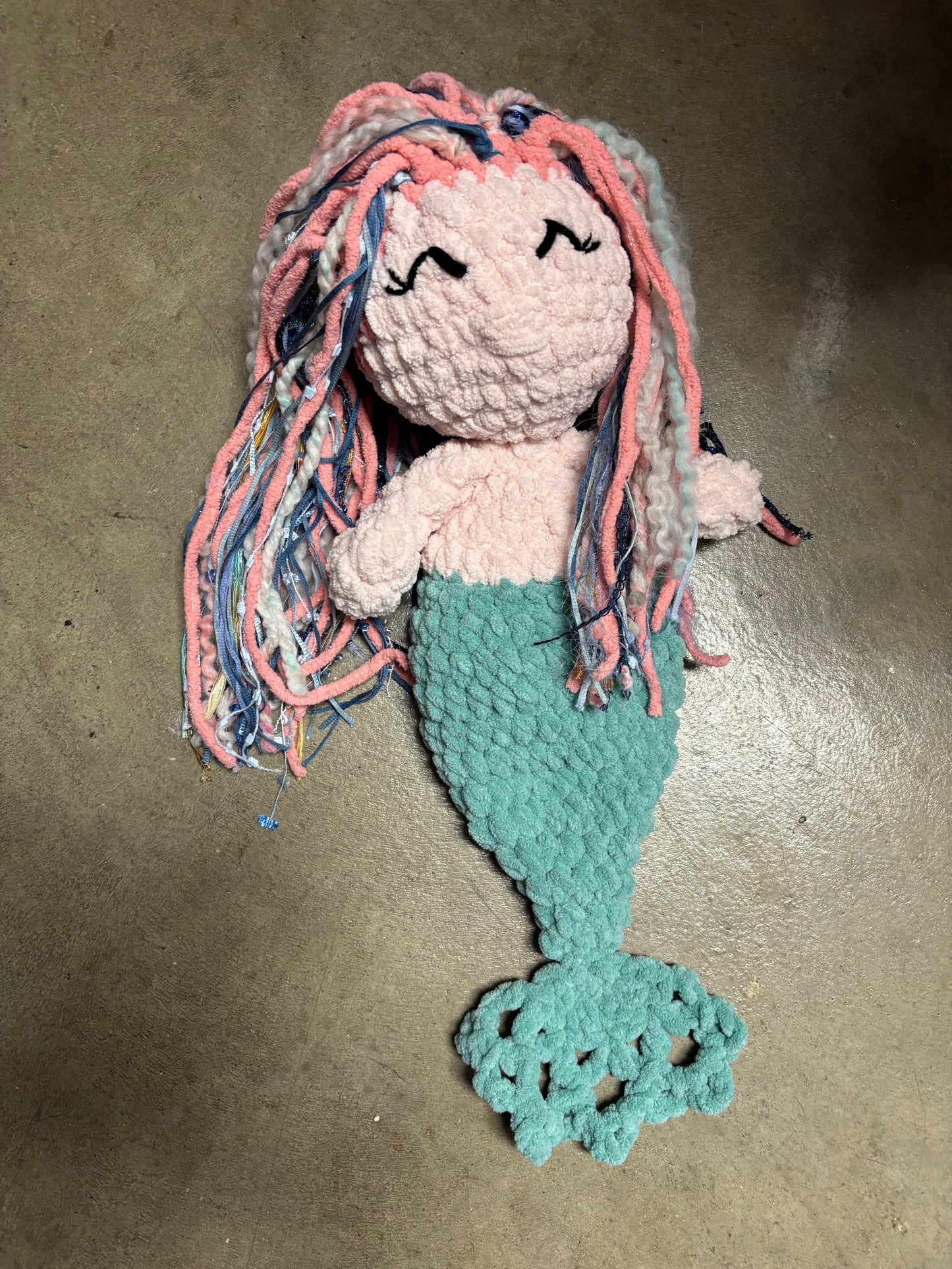 Crocheted mermaid lovey (18.5inch)