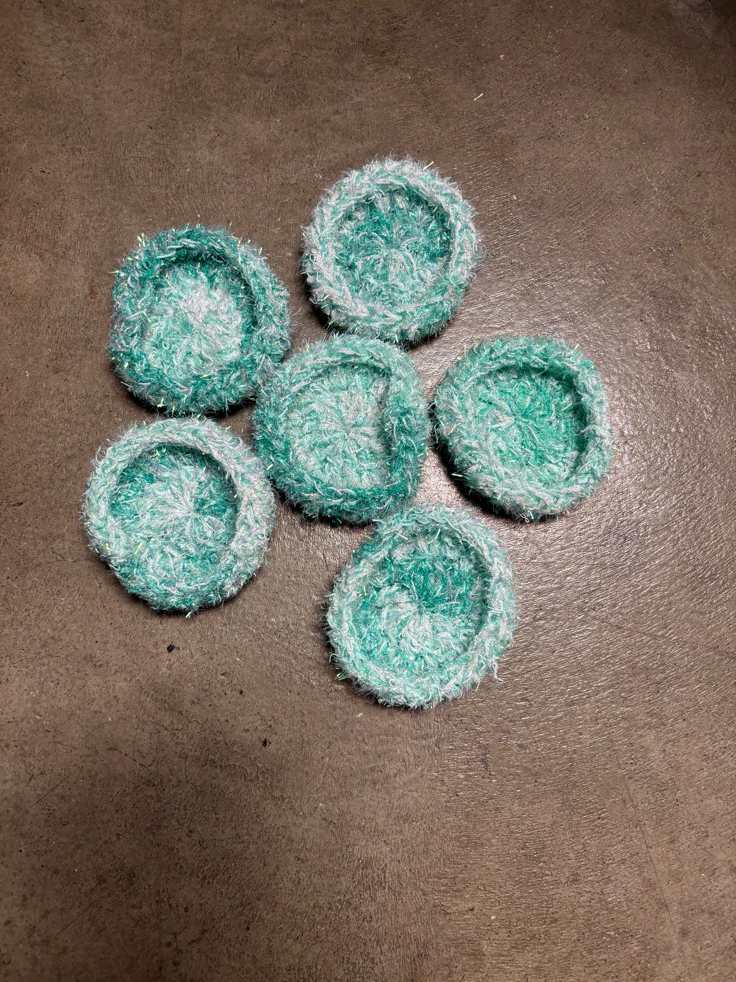 Crochet dish scrubber