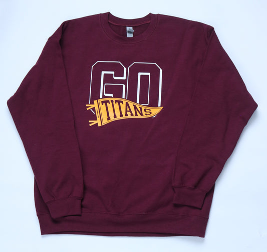 "GO Titans" Pennant Flag