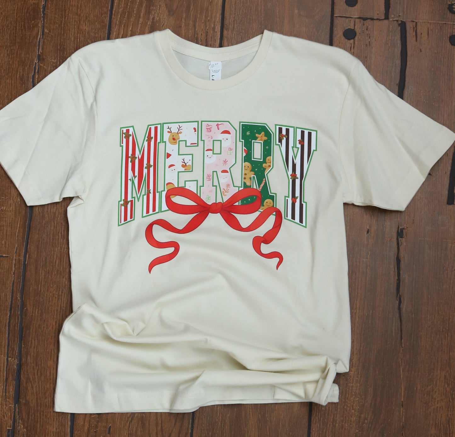 Merry in Patterns: Holiday Cheer Tee