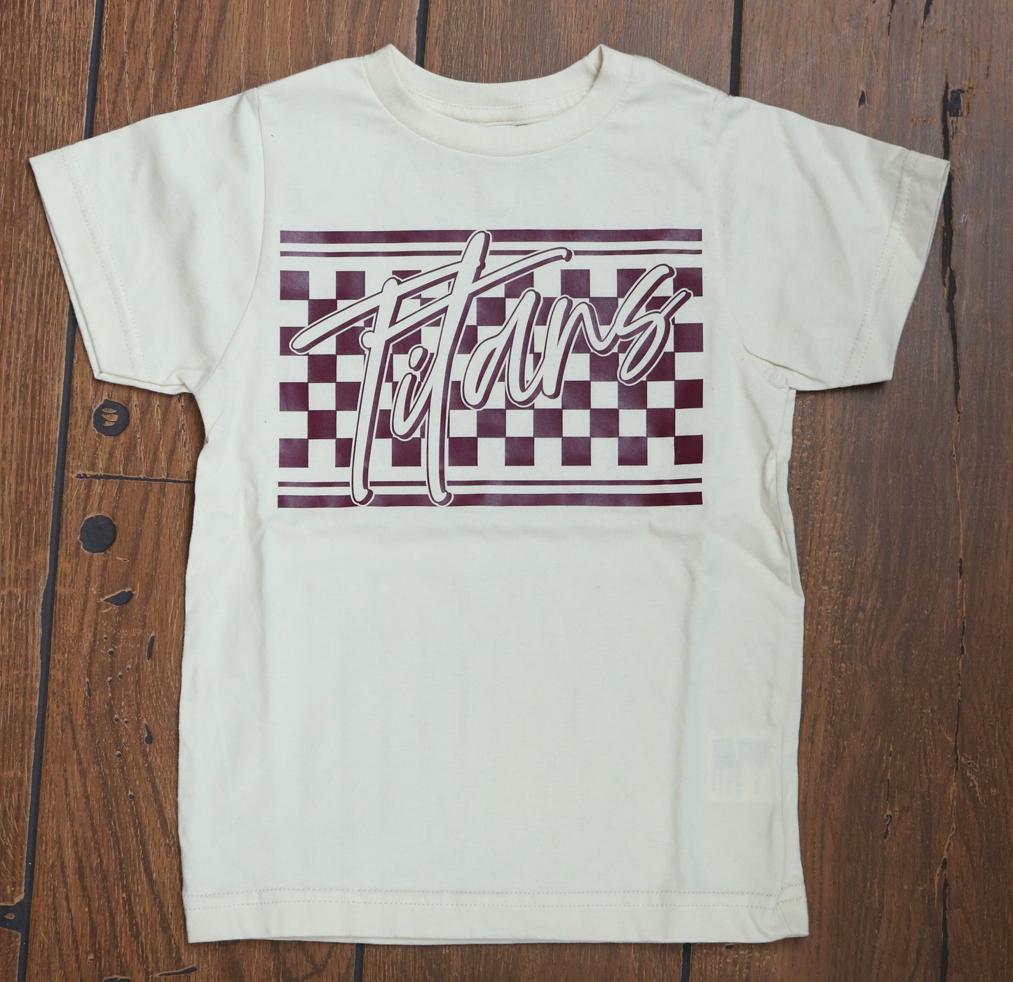 Titans Checkered Print