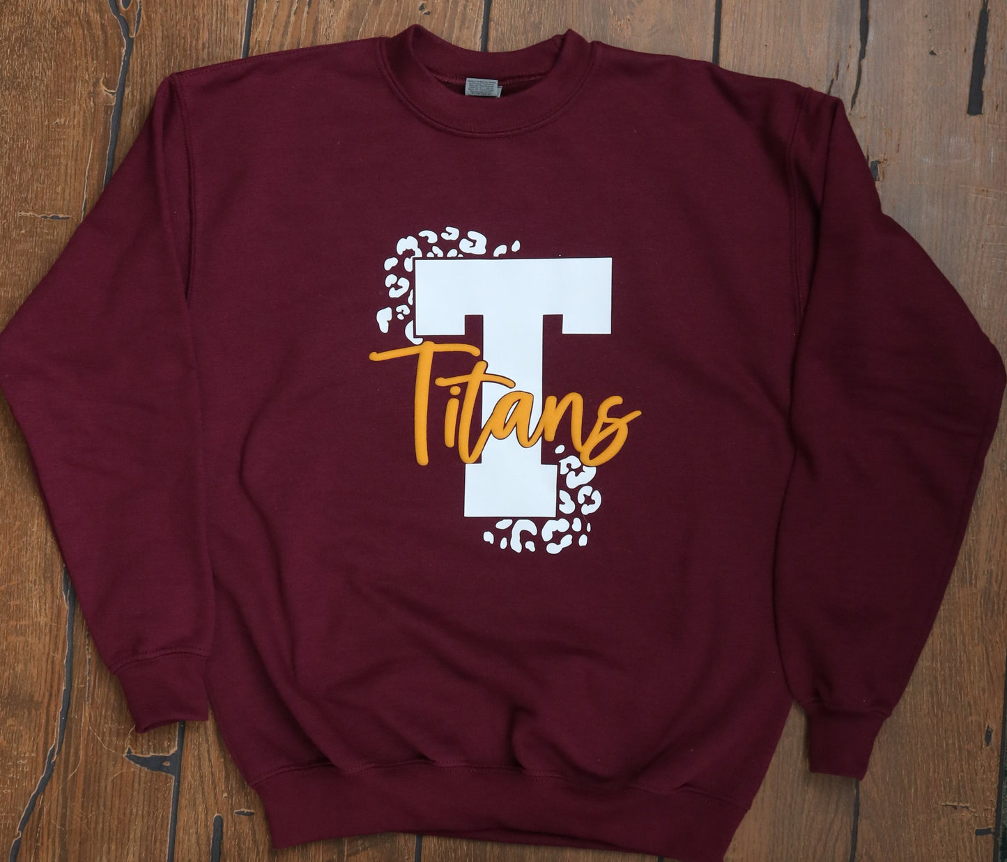 T - Titans with Leopard print