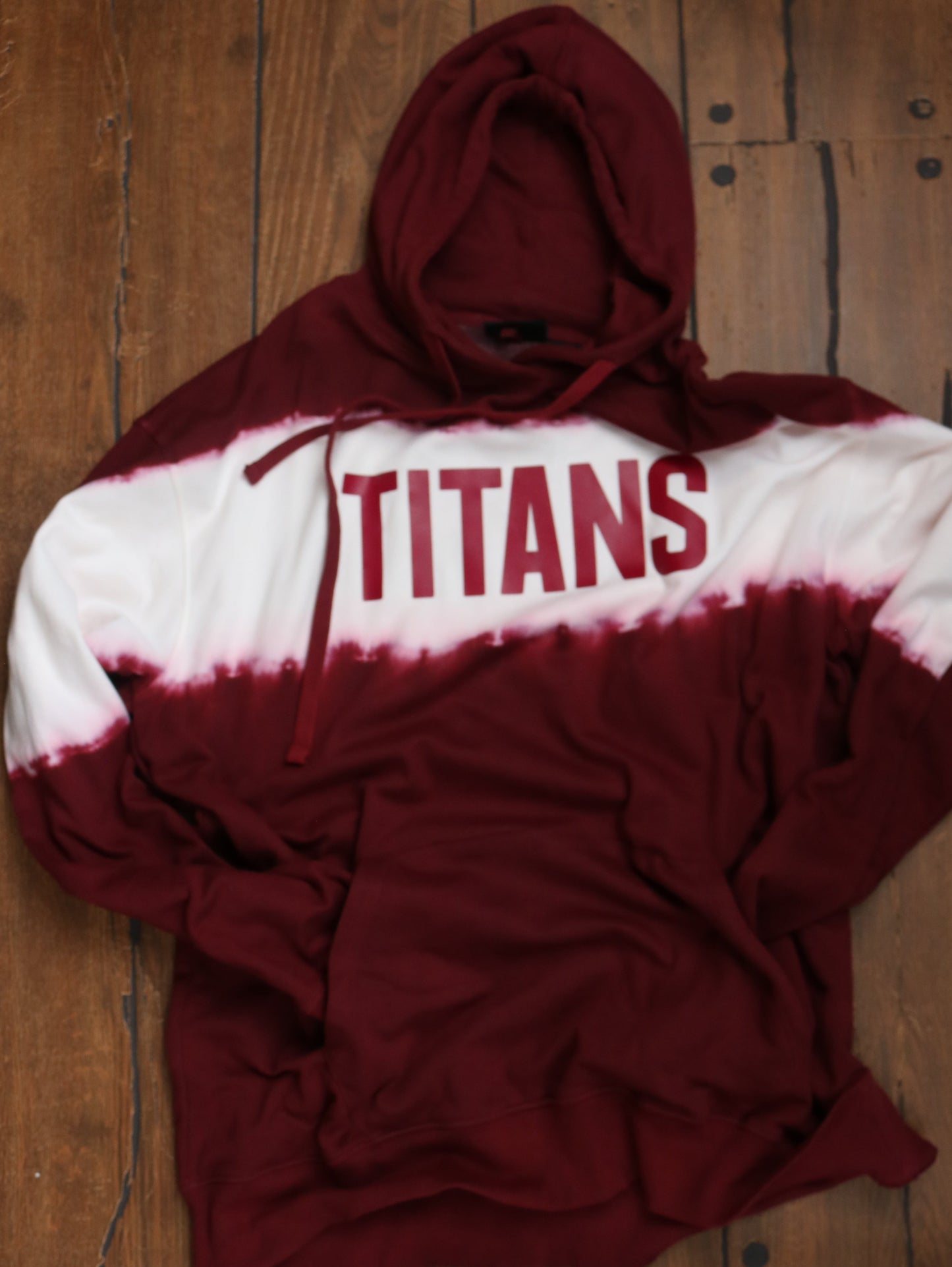 Titans maroon Tie dye