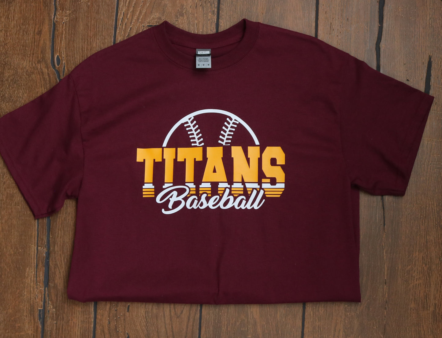 Titans baseball slash lines