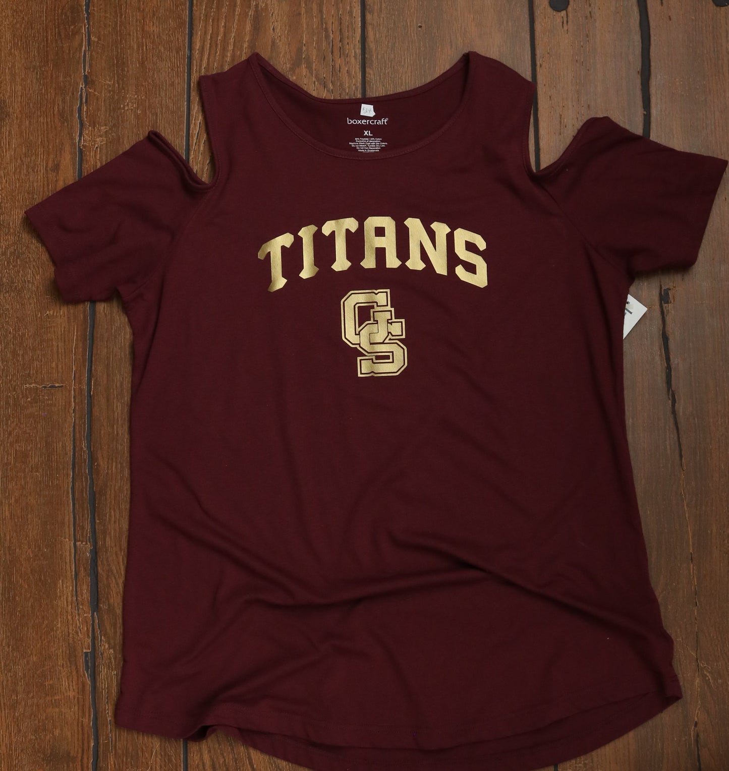 Cutout shoulder metallic Titans GS