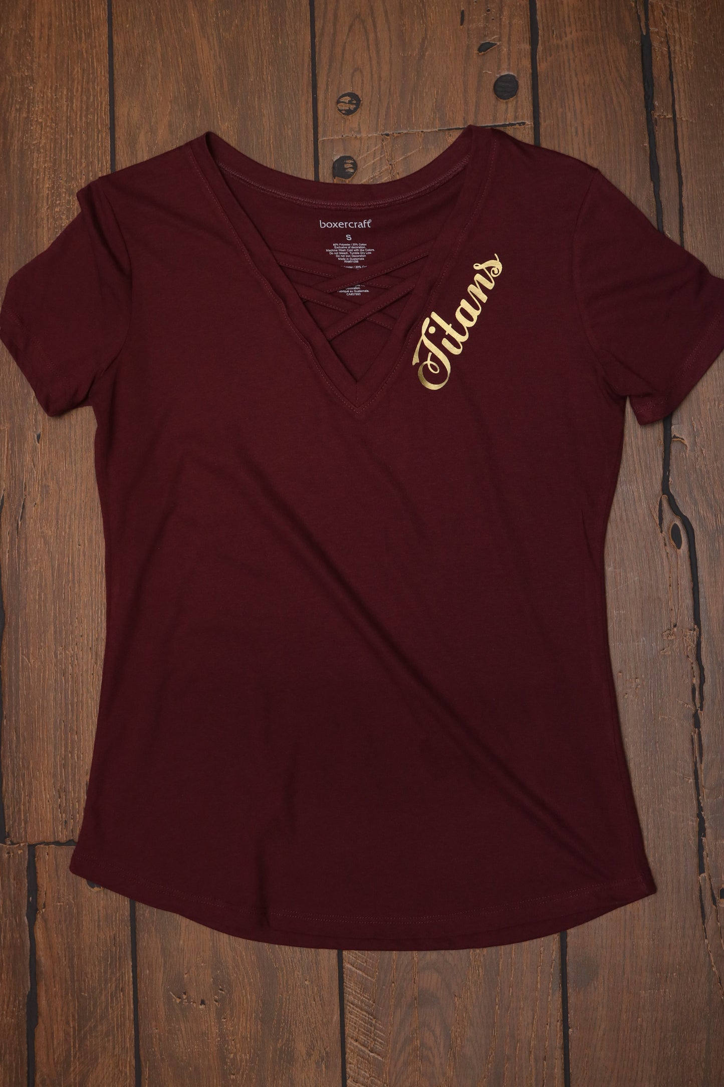 Titans criss cross shirt