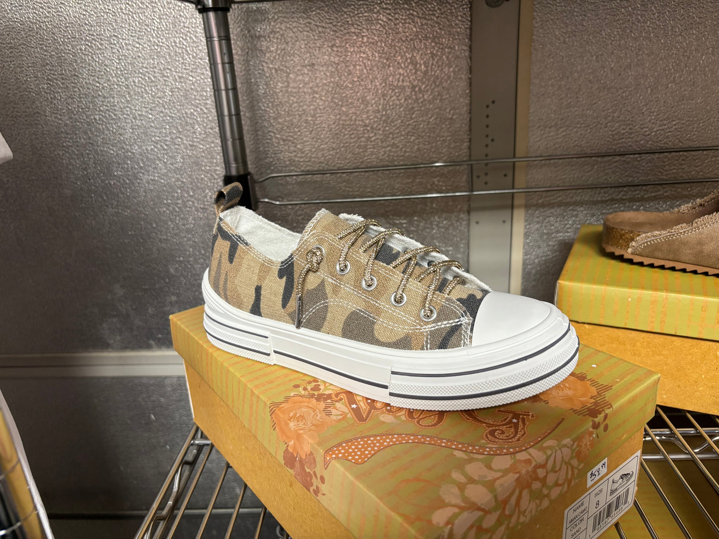 Sand Camo Sneakers