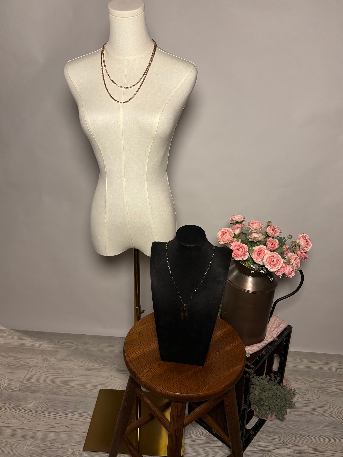 Street Luxe Necklace (gold)detachable