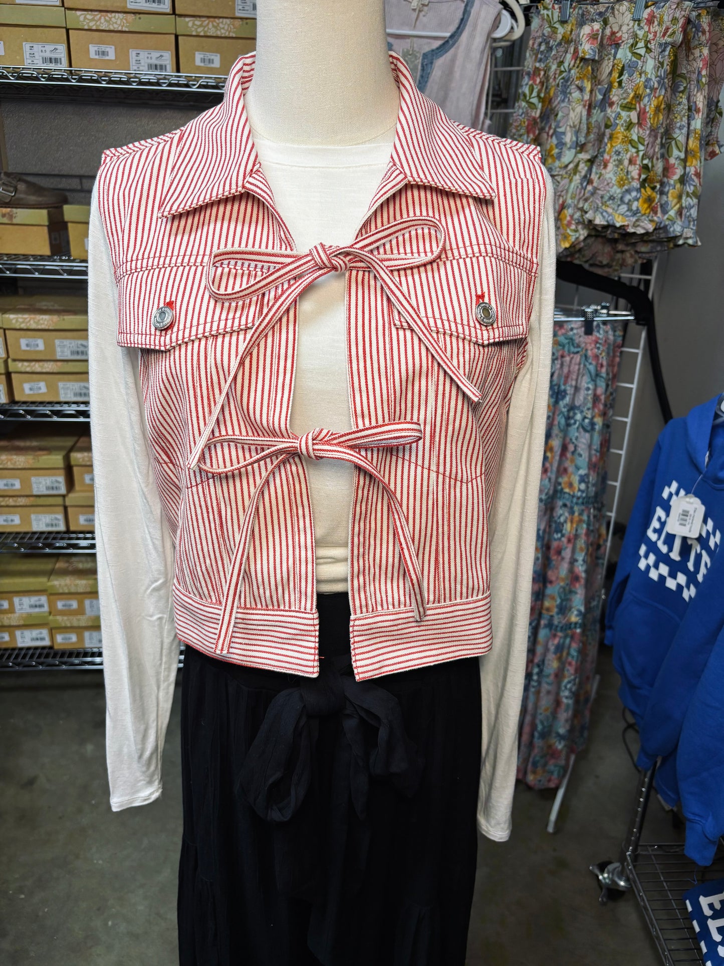 Firecracker Stripe Vest