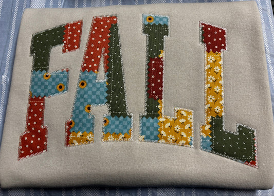 FALL Appliqué crew neck