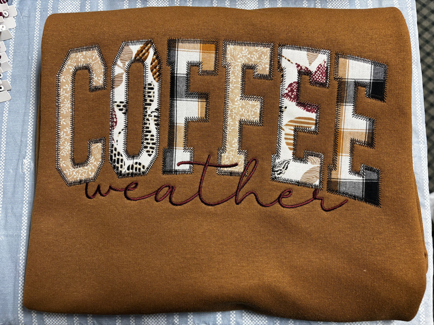 Coffee Weather Appliqué