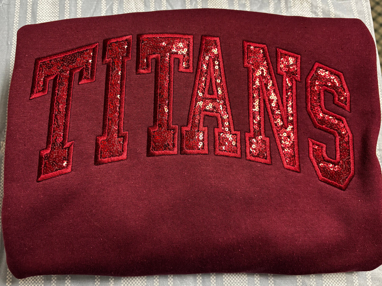Titans Sparkle Appliqué Crewneck
