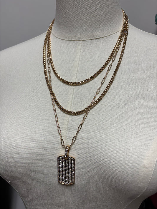 Street Luxe Necklace (gold)detachable