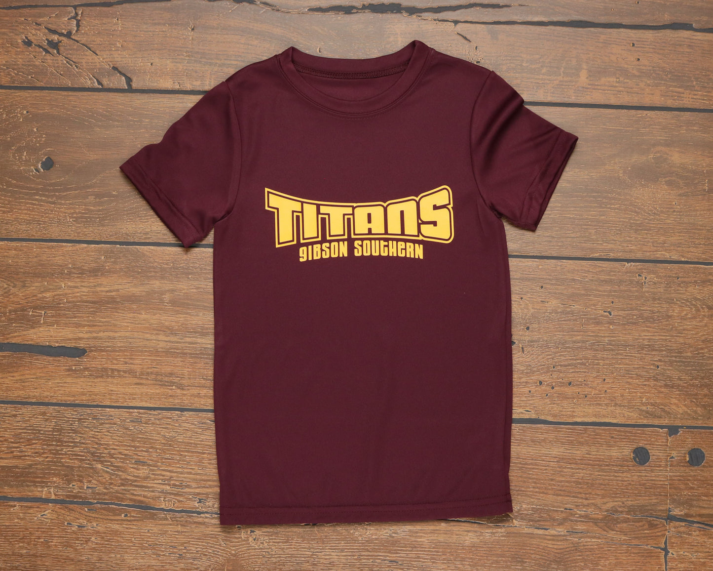 YOUTH Block Titans Gibson Southern moisture wicking T-shirt