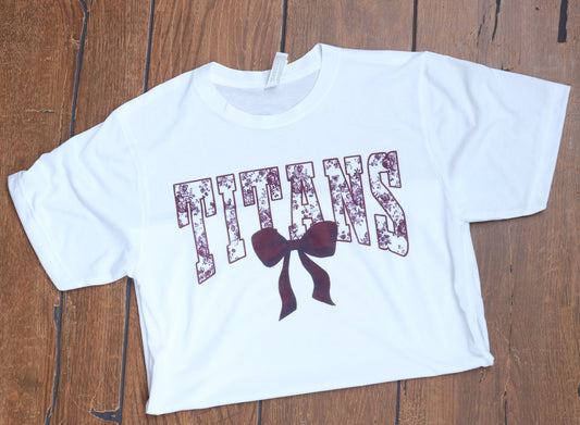 Floral Titans with bow